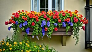 kwiaty balkonowe zwisające lubiące słońce